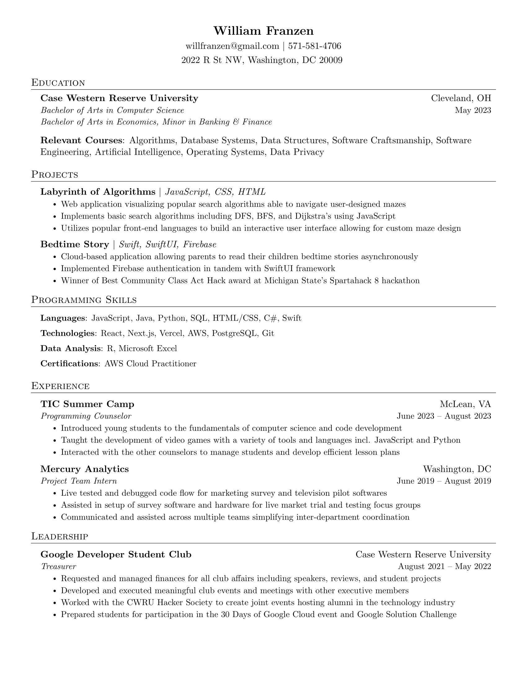 personal resume